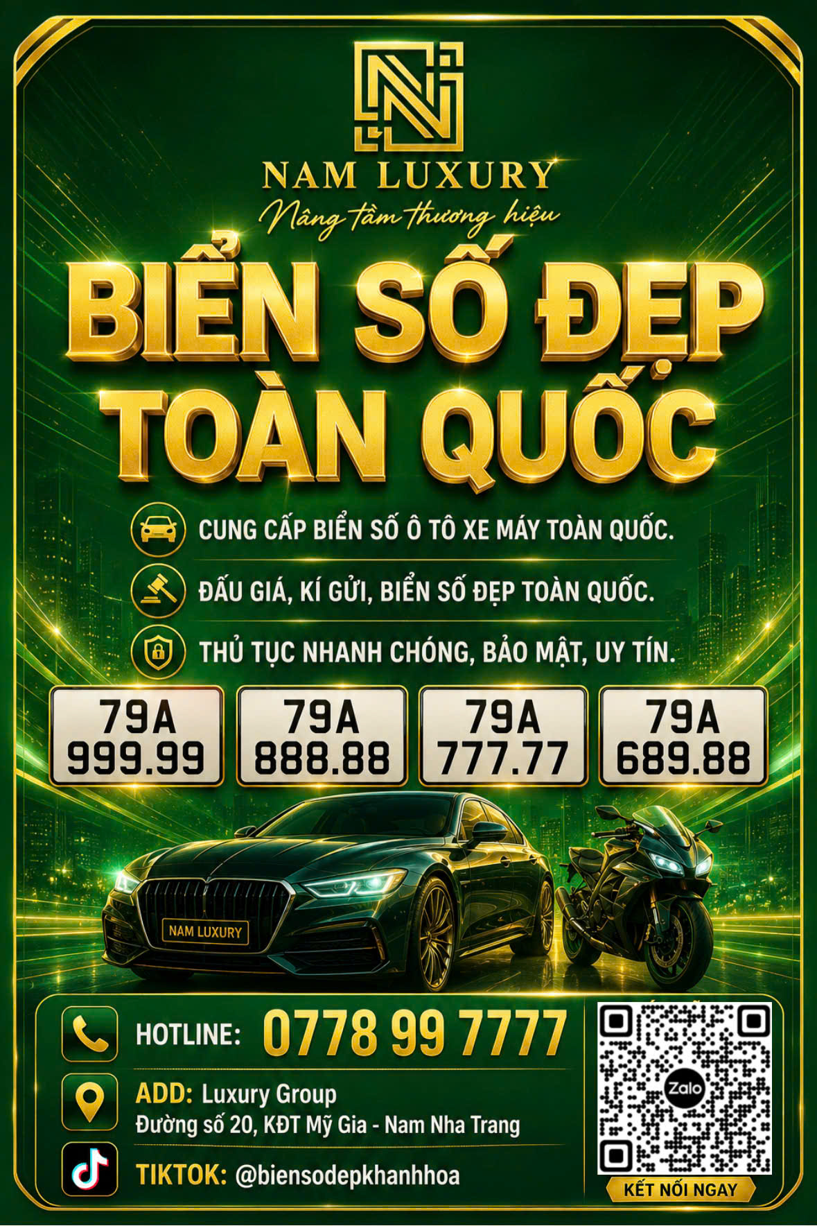 Biển số đẹp toàn quốc - NAM LUXURY